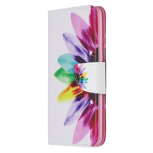 Cover Samsung Galaxy A10s Fleur Aquarelle