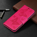 Case Samsung Galaxy A10s Butterflies in Flight with Strap