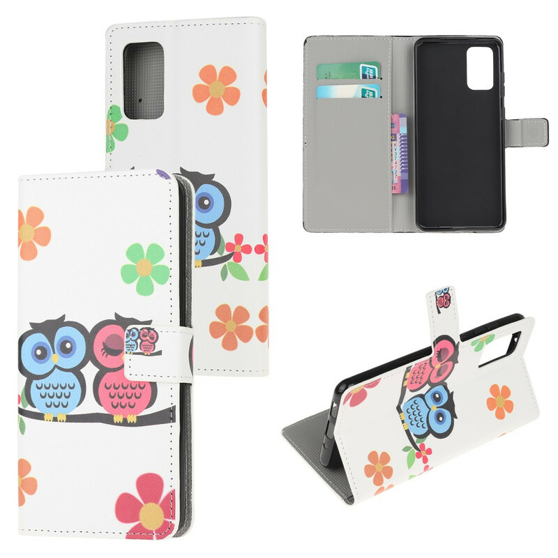 Samsung Galaxy S20 FE Case Couple of Owls