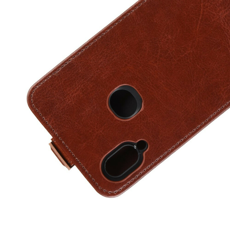 Samsung Galaxy A10s Foldable Leather Effect Case