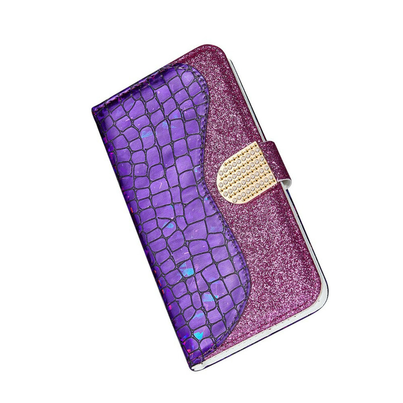 Cover Samsung Galaxy Note 20 Croco Diamants