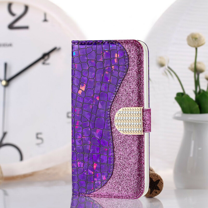 Cover Samsung Galaxy Note 20 Croco Diamants