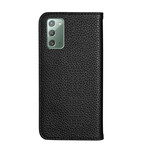 Flip Cover Samsung Galaxy Note 20 Simili Cuir Lychee Ultra Chic