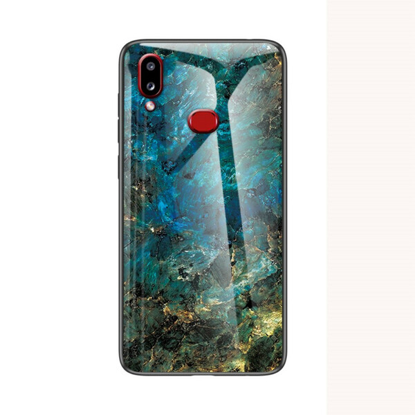 Samsung Galaxy A10s Marble Tempered Glass Case