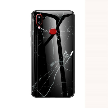 Samsung Galaxy A10s Marble Tempered Glass Case
