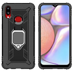 Samsung Galaxy A10s Ring and Carbon Fiber Case