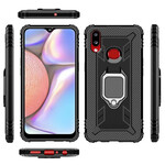 Samsung Galaxy A10s Ring and Carbon Fiber Case