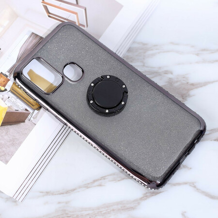Samsung Galaxy M31 Case Glitter and Diamond Ring