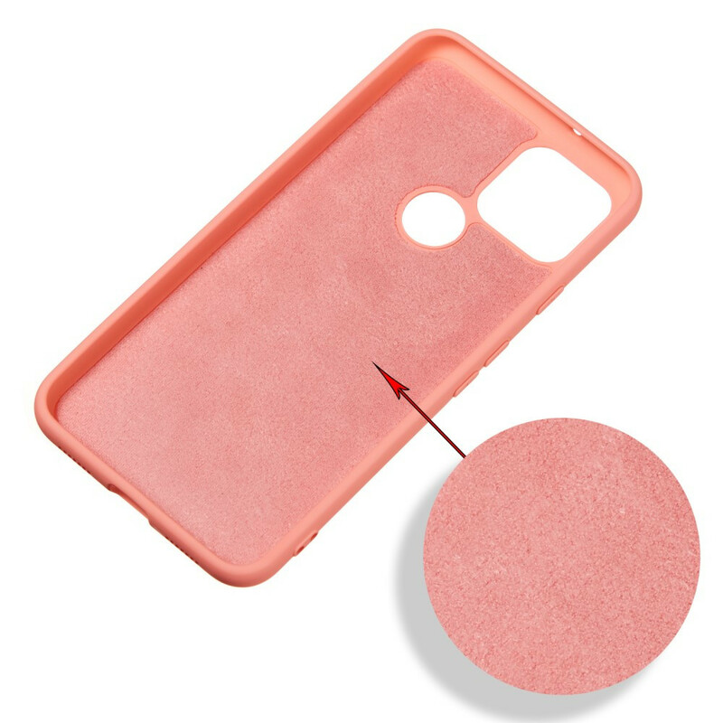 Google Pixel 4A 5G Case Liquid Silicone Design with Strap