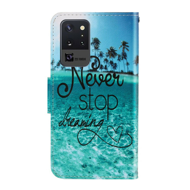 Cover Samsung Galaxy Note 20 Ultra Never Stop Dreaming Marine