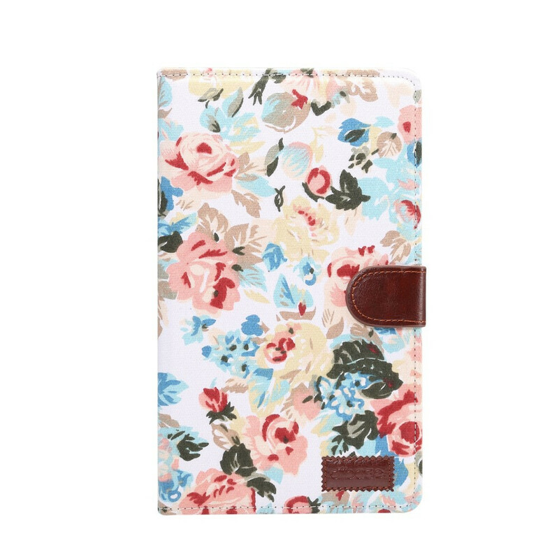 Cover Samsung Galaxy Tab A 8.0 (2019) Roses Texture Tissu