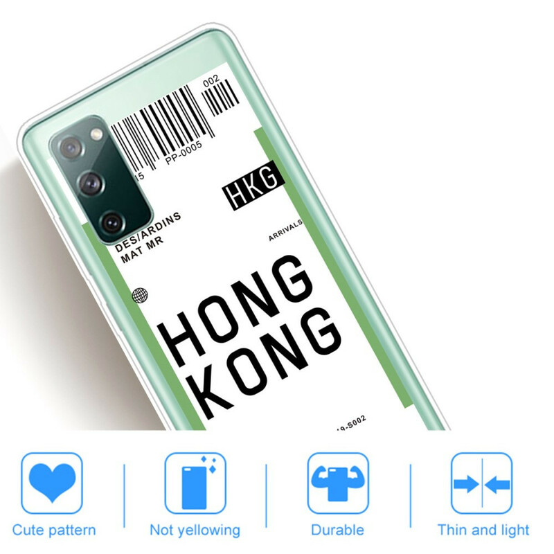 Case iPhone 12 Pro Max Boarding Pass to Hong Kong