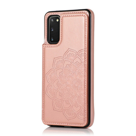 Case Samsung Galaxy S20 Card Holder Mandala Print