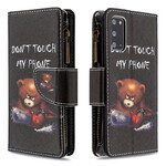Samsung Galaxy S20 Case Zipped Pocket Bear