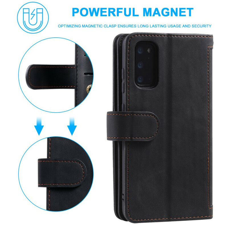 Samsung Galaxy S20 Plus Contour Reinforced Zipper Pocket Case
