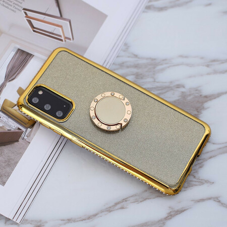 Samsung Galaxy S20 Case Glitter and Diamond Ring