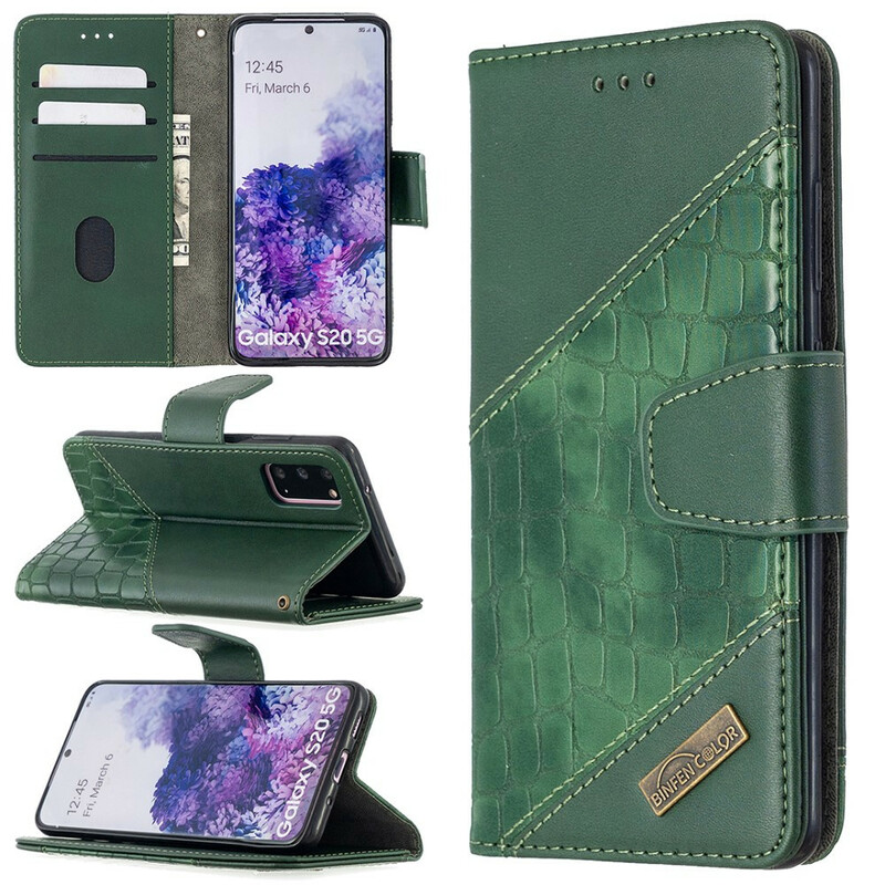 Samsung Galaxy S20 Classic Crocodile Skin Case