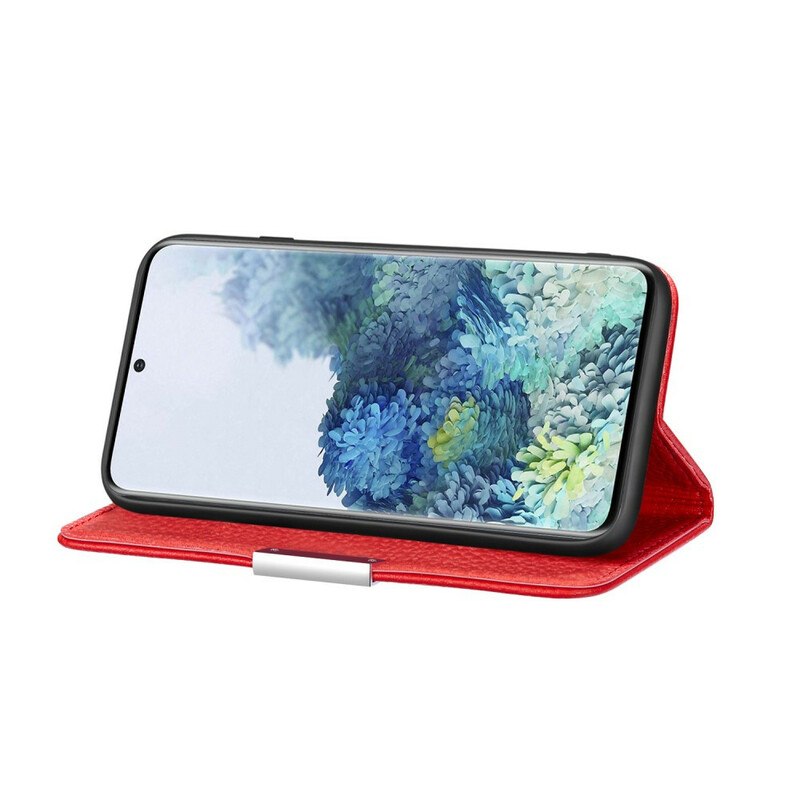 Flip Cover Samsung Galaxy S20 Plus simili Cuir Lychee Ultra Chic Flip Cover Samsung Galaxy S20 Plus simili Cuir Lychee Ultra Chic