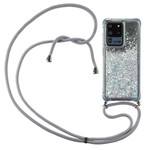 Samsung Galaxy S20 Ultra Glitter Case with Lanyard