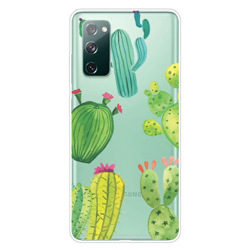 Case Samsung Galaxy S20 FE Cactus Aquarelle