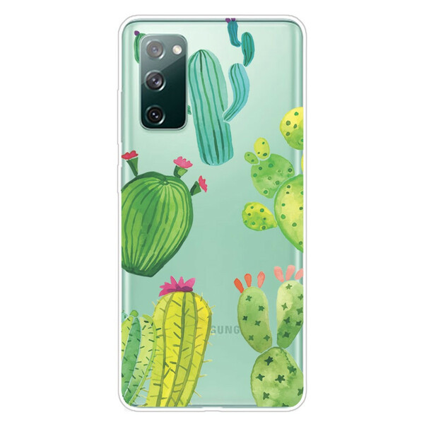 Case Samsung Galaxy S20 FE Cactus Aquarelle