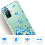 Samsung Galaxy S20 FE Blue Flowers Case