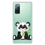 Case Samsung Galaxy S20 FE Transparent Panda Sad