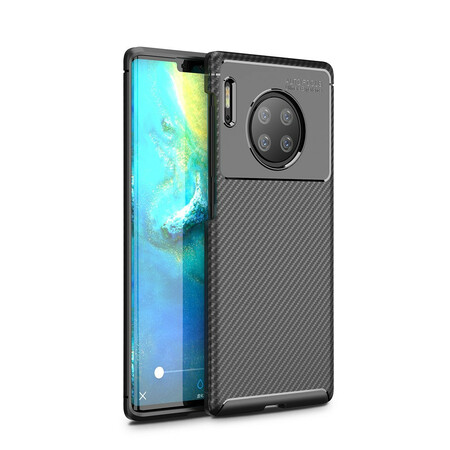 Huawei Mate 30 Pro Cover Flexible Carbon Fiber Texture