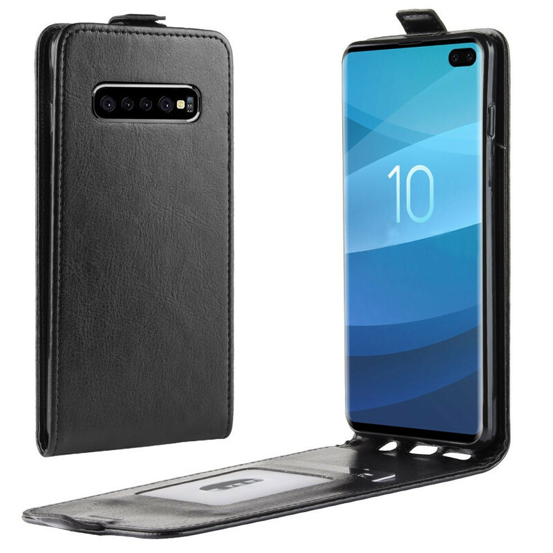 Case Samsung Galaxy S10 5G Foldable Leather Effect