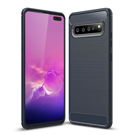 Samsung Galaxy S10 5G Brushed Carbon Fiber Case