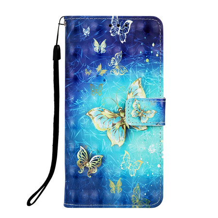 Samsung Galaxy S10 5G Gold Butterfly Case