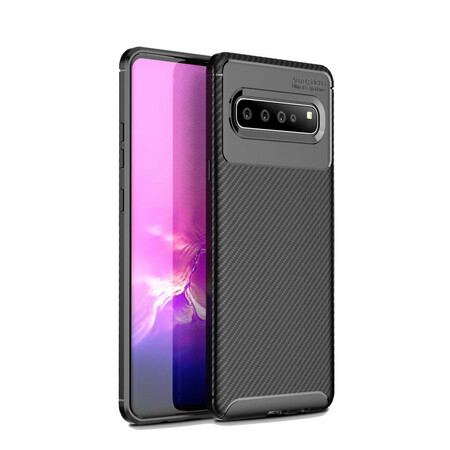 Case Samsung Galaxy S10 5G Texture Carbon Fiber Flexible