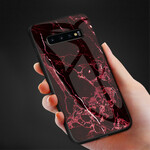 Samsung Galaxy S10 5G Marble Tempered Glass Case