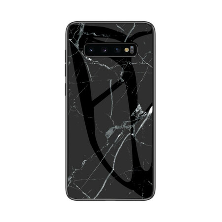 Samsung Galaxy S10 5G Marble Tempered Glass Case