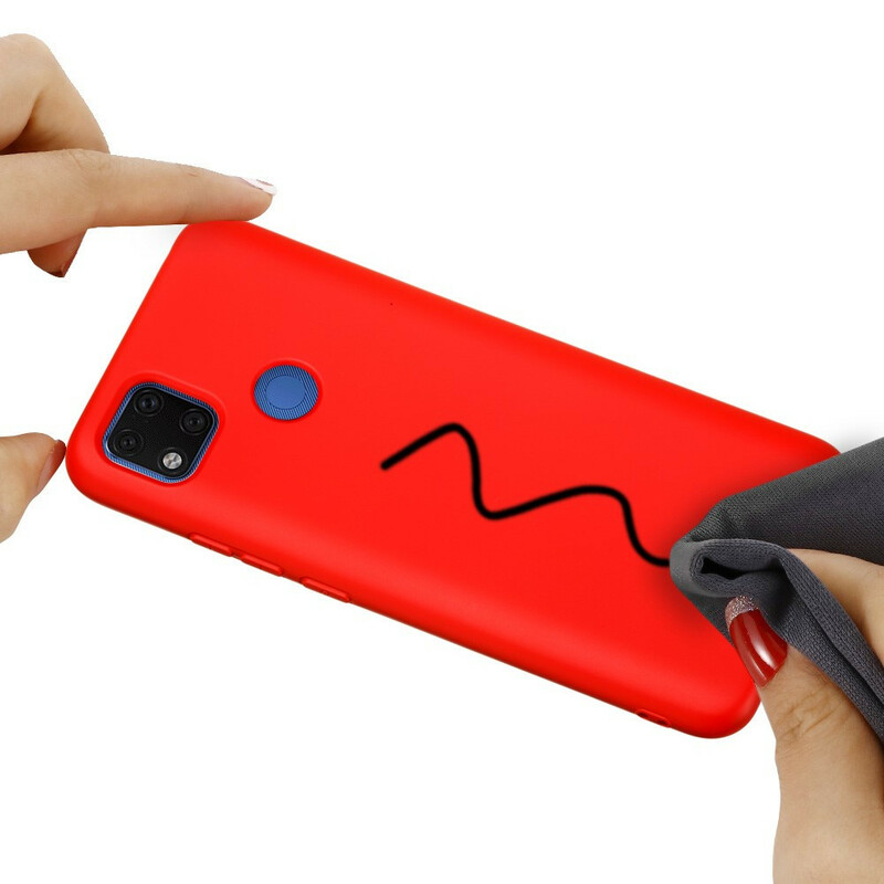 Xiaomi Redmi 9C Liquid Silicone Case With Strap