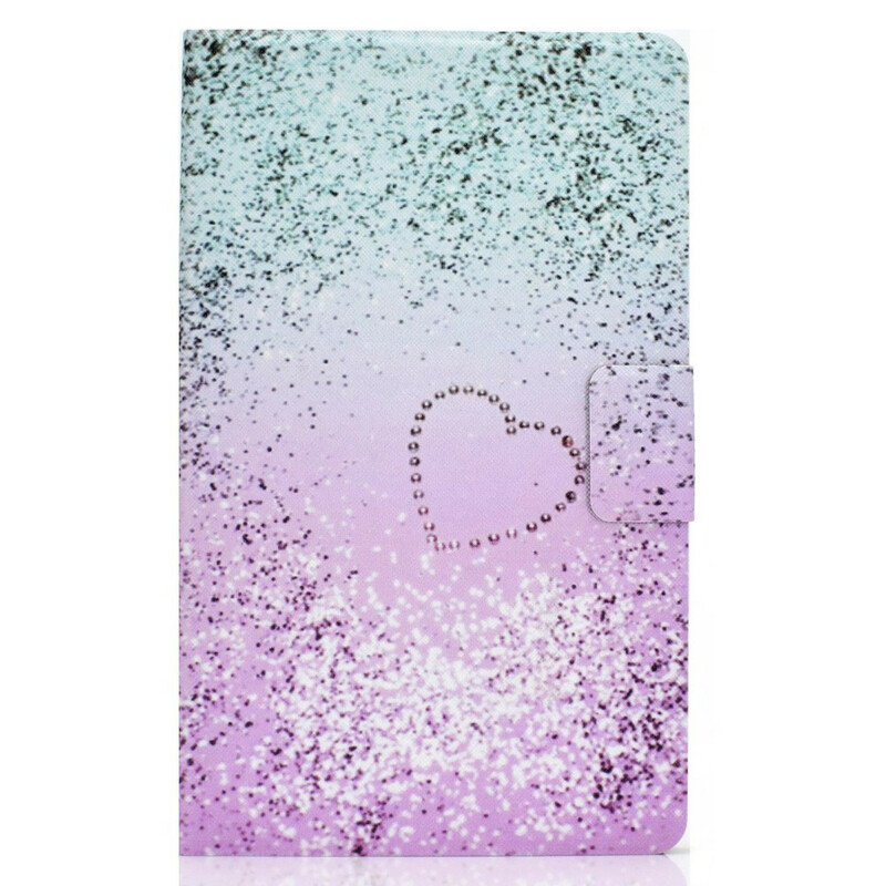 Cover Samsung Galaxy Tab A 8.0 (2019) Paillette Coeur