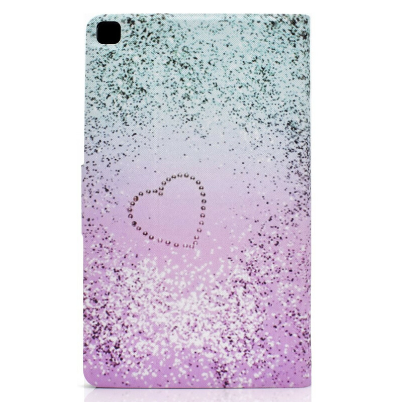 Cover Samsung Galaxy Tab A 8.0 (2019) Paillette Coeur