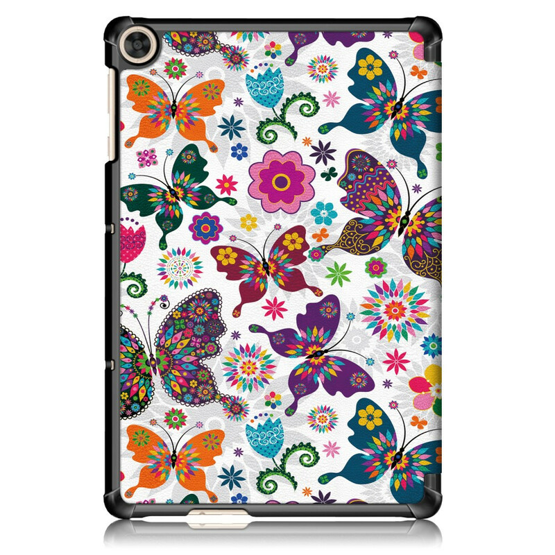 Smart Case Huawei MatePad T 10s Reinforced Butterflies and Flowers