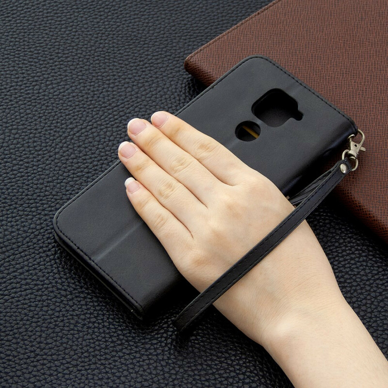 Xiaomi Redmi Note 9 Case Smooth Oblique Flap