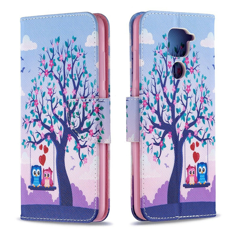 Xiaomi Redmi Note 9 Case Owls On The Swing