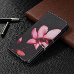 Xiaomi Redmi Note 9 Pink Flower Case