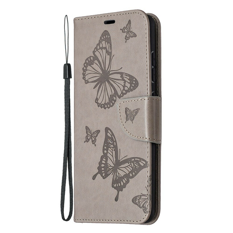 Case Samsung Galaxy S20 FE Butterflies in Flight with Strap