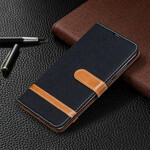 Xiaomi redmi Note 9 Fabric and Leather Effect Case