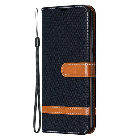 Xiaomi redmi Note 9 Fabric and Leather Effect Case