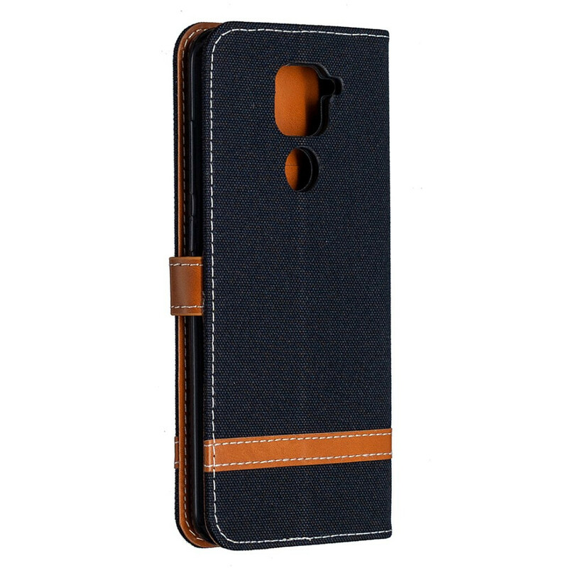 Xiaomi redmi Note 9 Fabric and Leather Effect Case