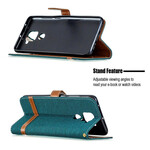 Xiaomi redmi Note 9 Fabric and Leather Effect Case