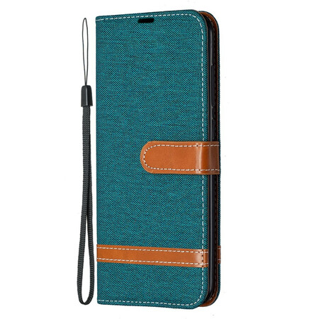 Xiaomi redmi Note 9 Fabric and Leather Effect Case