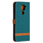 Xiaomi redmi Note 9 Fabric and Leather Effect Case