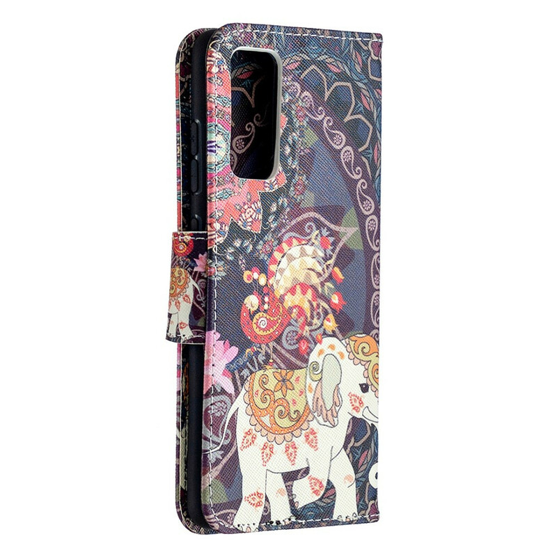 Samsung Galaxy S20 FE Case Mandala Ethnic Elephants