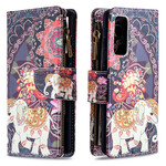 Samsung Galaxy S20 FE Case with Elephant Zipper Pocket